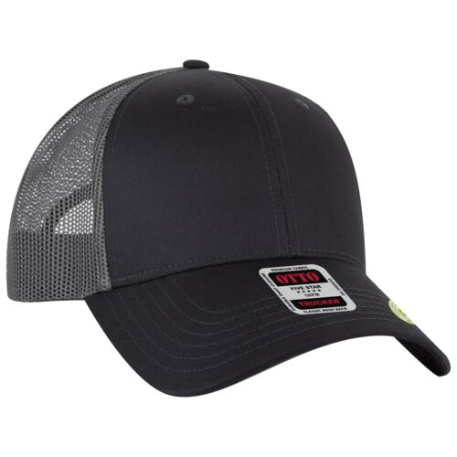 OTTO CAP 6 Panel Low Profile Mesh Back Trucker Hat Thumbnail